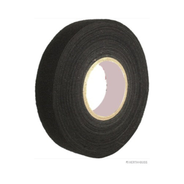 HERTH+BUSS - ELPARTS Isolierband Polyestervlies schwarz Dicke/Stärke  0,28 mm 50272070