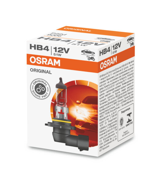 OSRAM Original HB4 12V Faltschachtel 9006