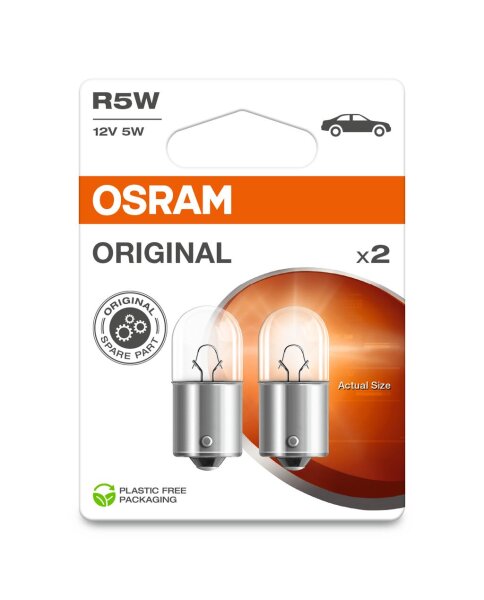 OSRAM Original R5W 12V Doppelblister Eco 5007-2BL