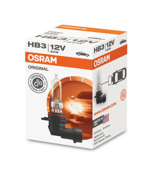 OSRAM Original HB3 12V Einzelblister 9005-01B