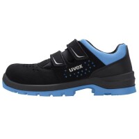 uvex 2 xenova® Sandalen S1P 95532 schwarz, blau Weite 11 normal Größe 42