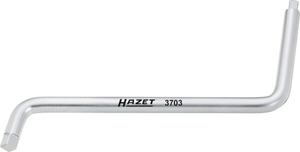 HAZET Öldienst-Schlüssel 3703 - Innen-Vierkant Profil - 8 x 10 mm