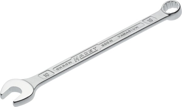 HAZET Ring-Maulschlüssel 600N-10 - Außen-Doppel-Sechskant-Tractionsprofil - 10 mm
