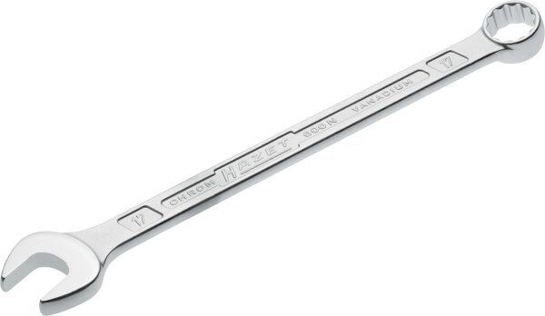 HAZET Ring-Maulschlüssel 600N-17 - Außen-Doppel-Sechskant-Tractionsprofil - 17 mm