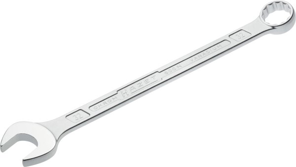 HAZET Ring-Maulschlüssel 600N-32 - Außen-Doppel-Sechskant-Tractionsprofil - 32 mm