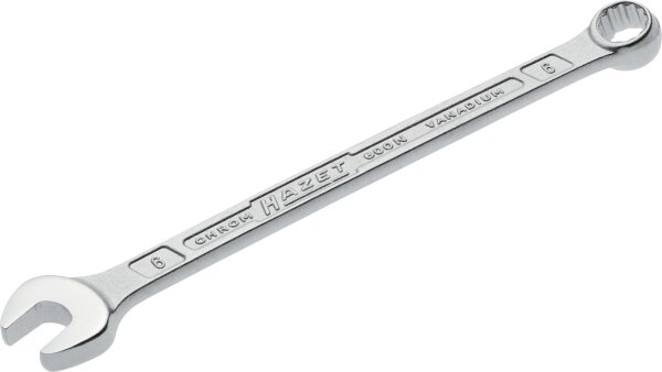 HAZET Ring-Maulschlüssel 600N-6 - Außen-Doppel-Sechskant-Tractionsprofil - 6 mm