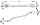 HAZET Doppel-Ringschlüssel - offen 612N-10X11 - Außen-Sechskant Profil - 10 x 11 mm