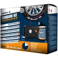 TERRAS Reifenpannenset Standard Kit - mit 700ml Automotive Dichtmittel T56001