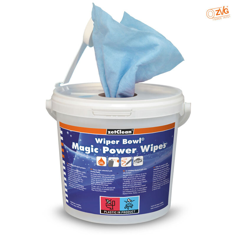 72 Polytex feuchte Reinigungstücher Wiper Bowl im Eimer | 50130001