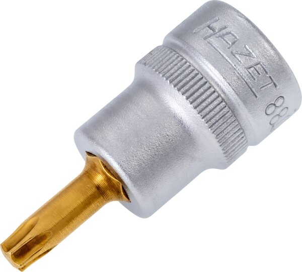 HAZET Schraubendreher-Steckschlüsseleinsatz TORX® 8802-T27 - Vierkant10 mm (3/8 Zoll) - Innen TORX® Profil - T27