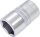 HAZET Steckschlüsseleinsatz - Sechskant 900-17 - Vierkant12,5 mm (1/2 Zoll) - Außen-Sechskant-Tractionsprofil - 17 mm