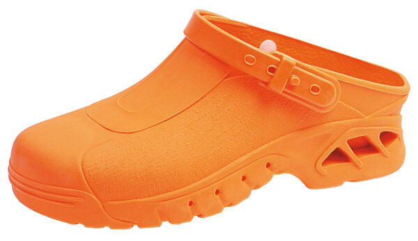 ABEBA Autoklavierbare Clogs Clog orange  OB (9630)