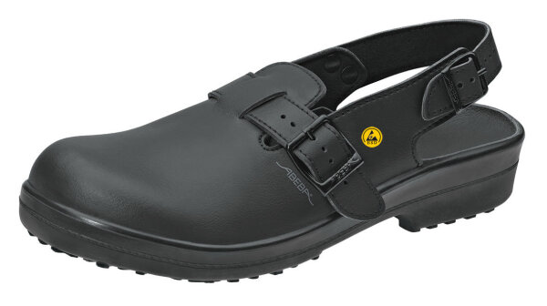 ABEBA Classic Clog schwarz ESD  SB (31011)