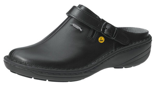 ABEBA Reflexor Comfort Clog schwarz ESD  OB (36813)