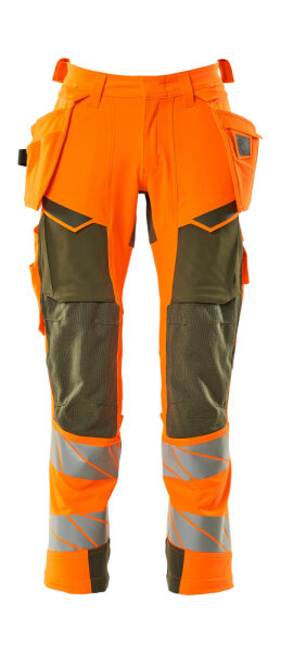 hi-vis Orange/Moosgrün