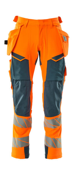 hi-vis Orange/Dunkelpetroleum