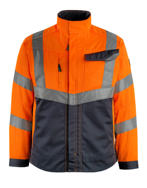 hi-vis Orange/Schwarzblau